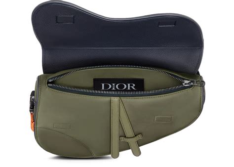 sacai dior saddle|Dior x Sacai Saddle Bag Olive/Navy Blue .